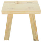  Mały drewniany stopień Okrągły stołek Stołek na trykot Dla dorosłych Dzieci Lite drewno Mini