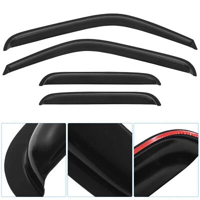 Window Visors Rain Sun Guard for 1999-06 Chevy Silverado GMC Sierra Extended Cab - Изображение 1 из 4