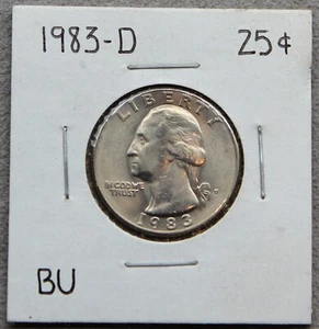 1983-D US. Washington Quarter, BU. - Picture 1 of 2