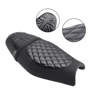 Rider Passenger Seat Front Rear Cushion Blackb For Street Twin Speed Twin 900 - Picture 1 of 12