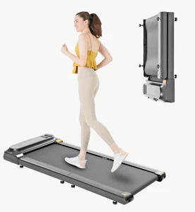 Compact Folding Treadmill Walking Pad Foldable Walking Machine Remote Bluetooth - Picture 1 of 14