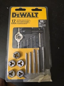 DEWALT DWA1451 17 PC FRACTIONAL TAP & DIE SET SAE - Picture 1 of 2