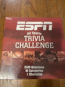 ESPN All Sports Trivia Challenge 1500 Questions 10 Categories Age 13+ Sealed - Picture 1 of 2