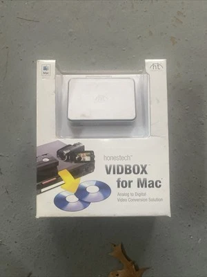Honestech Vidbox For Mac Analog to Digital Video Conversion Solution New Sealed! - Image 1 of 4