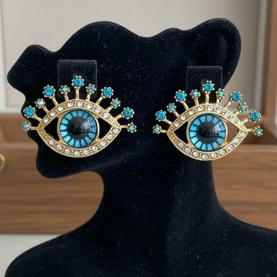 Pendientes de ojo Betsey Johnson vendedor de Estados Unidos Foto 1 de 4