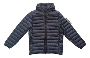 STONE ISLAND giubbotto piumino da uomo loom woven 801540124 nero taglia XL - Picture 1 of 6