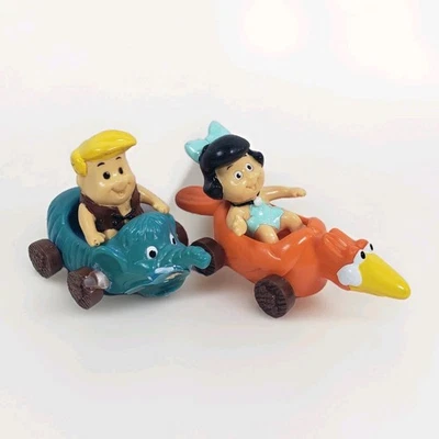 McDonald's 1988 Picapiedra Niños Juego de 2 Figuras 2 Vehículos uu27 Foto 1 de 4