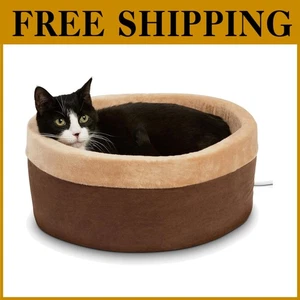 Cama K&H Thermo-Kitty - Pequeña 16" Redonda, Eficiente Energéticamente - Imagen 1 de 11