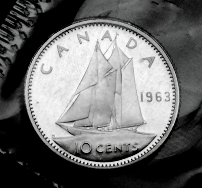 1963 10¢ uncirculated proof like coin - fantastic, low mintage - Image 1 of 2