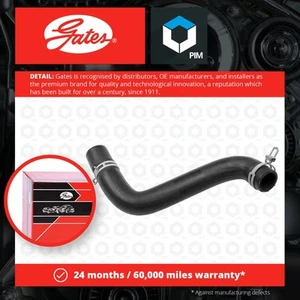 Radiator Hose fits FORD FIESTA Mk5 1.6 Lower 01 to 08 FYJA Coolant Gates Quality - Picture 1 of 2
