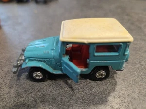 TOMICA POCKET CARS #2 TOYOTA LAND CRUISER, LIGHT BLUE - Picture 1 of 9