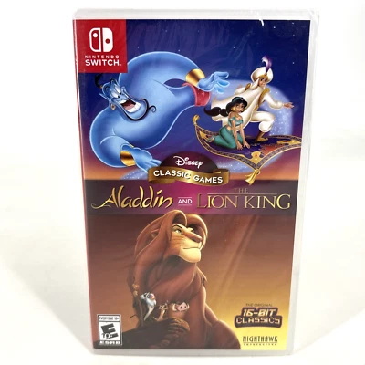 Juego Nintendo Switch - Juegos Clásicos Disney: Aladdin y El Rey León ¡SELLADO! Foto 1 de 4