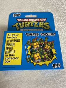 Topps Teenage Mutant Ninja Hero Turtles Set Of 66 Collector Cards TMNT New