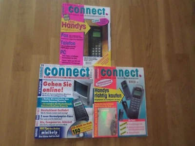 Zeitschrift - 3x connect - 1994 - Retro - Vintage - Bild 1 von 4