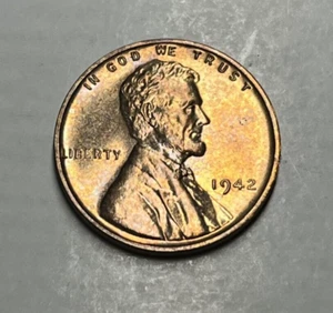 1942-P Proof Lincoln Wheat Cent 1c Penny - Old U.S. Coins - Picture 1 of 2