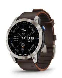 Orologio Garmin D2 Mach1 aviator cinturino pelle 010-02582-55 - Foto 1 di 6