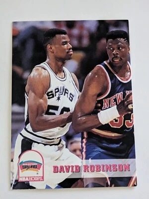 1993-94 NBA Hoops Basketball Card - #203 David Robinson - San Antonio Spurs - Image 1 of 3