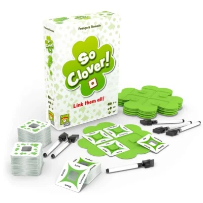 Repos  So Clover  Board Game  3-6 Players  Ages 10  30 Minute Playing Time (New) - Image 1 of 2