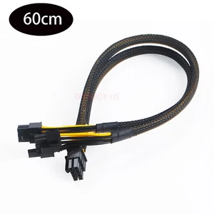 Cavo alimentazione GPU da 8 pin a 8+6 pin per DELL R730 e NVIDIA Tesla K20 C2075 M2090 0,6 m - Foto 1 di 14