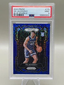 2023-24 Prizm GG Jackson II #179 Blue Sparkle Prizm Rookie RC #/144 PSA 9 Mint - Picture 1 of 2