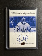2021-22 Ultimate Collection Jack Campbell Ultimate Signatures Auto Maple Leafs