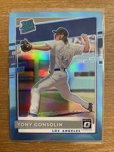 2020 Donruss Optic Tony Gonsolin Rated Rookie #59 Blue /50 Serial Color Match RC - Bild 1 von 12