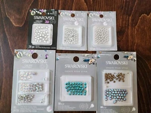 New! Lot Of 5 Packs- SWAROVSKI Create Your Style Accents - Picture 1 of 10