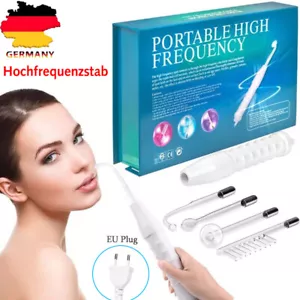 Hochfrequenzstab Gesicht Darsonval Hauttherapiegerät Hochfrequenz Porenreiniger~ - Bild 1 von 13