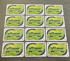 Ticket To Ride Europe 15 Aniversario | Tarjeta Tren Verde x12 | Piezas de Juego - Imagen 1 de 9