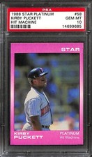 1988 STAR PLATINUM #58 KIRBY PUCKETT HIT MACHINE PSA 10 14699685