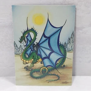 1996 FPG Janny Wurts Fantasy Art Card #24 Dragon Triptychon Right - Bild 1 von 2