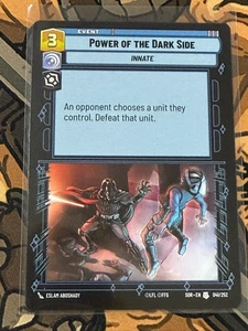 Star Wars Unlimited Spark of Rebellion Power of the Dark Side REG 041/252 - Imagen 1 de 2