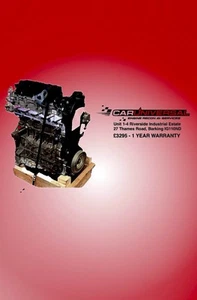 2.0 Peugeot Boxer Fully Reconditioned Bare Engine S&F in EXC! 1 YEAR WARRANTY - Picture 1 of 2