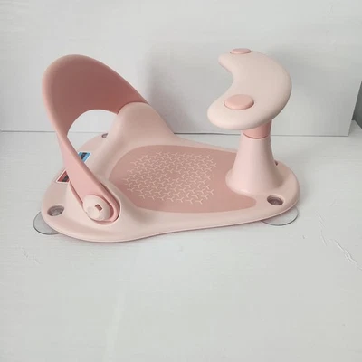 Asiento de baño bebé bebé para bebé asiento de bañera 4 ventosas con termómetro Foto 1 de 4
