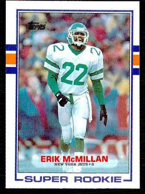 1989 Topps - Erik McMillan #223 (RC) - Image 1 of 2