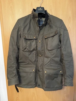 Belstaff Trialmaster Motorradjacke Gr:M Olive – mit Protektoren - Bild 1 von 4
