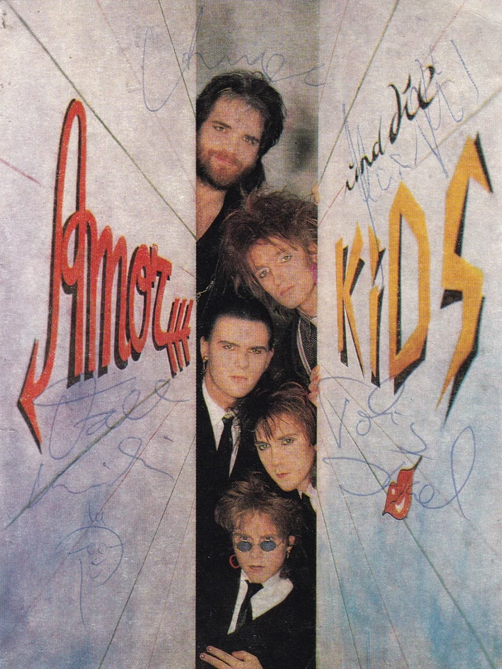 Autogramm - Amor und die Kids - DDR-Karte - Bild 1 von 1