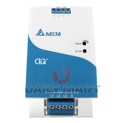 DRP024V240W3BN DELTA  Switching Power Supply DC24V 10A 240W New In Box - Image 1 of 2