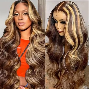 13x4 Body Wave Lace Front Wigs Human Hair for Women 180 Density 13x4 HD Trans... - Picture 1 of 8