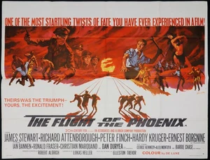 Flug des Phönix ORIGINAL Quad Film Filmplakat James Stewart 1965 - Bild 1 von 5