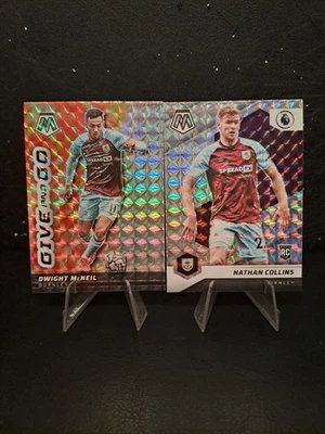 Burnley Silver Mosaic Prizm Bundle Collins Rookie & Mcneil Panini Mosaic - Image 1 of 2