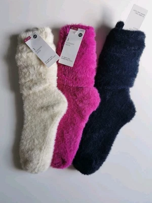 Calcetines mullidos acogedores holgados M&S x3, uk6-8 damas, paquete de 3 colores Foto 1 de 4