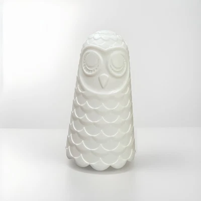 "LÁMPARA IKEA BÚHO Blanca LUZ DE ESCRITORIO SOLBO LED LUZ DE NOCHE SUAVE 9"" Lámpara de mesa.Probada" Foto 1 de 4