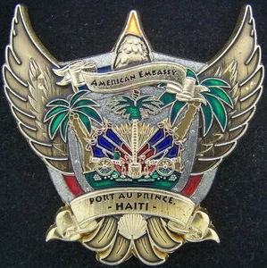 Marine Security Guard Detachment MSG Port Au Prince Haiti Challenge Coin - Picture 1 of 2