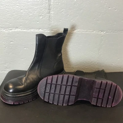 Mujer Steve Madden Howler Botines Talla 7.5, 38 Púrpura Parte Inferior Foto 1 de 4