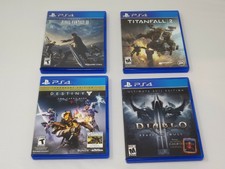 Lot of (4) PS4 Games - Final Fantasy XV, Titanfall 2, Destiny, Diablo 3