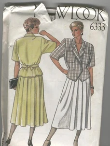 New Look 6333 Top & Skirt Size 8-18 UNCUT FF - Picture 1 of 1