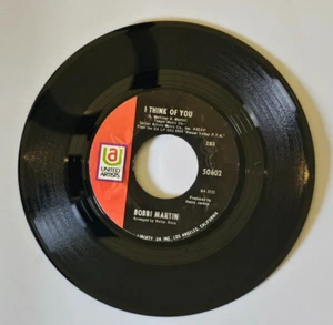Bobbi Martin I Think Of You & For The Love of Him 50602 EP Record 1969 No Sleeve - Imagen 1 de 2