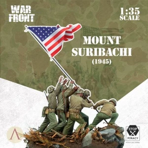 Escala 75 Iwo Jima Mt Suribachi 6 Figuras + Kit de Resina Sin Pintar Base Segunda Guerra Mundial 1/35 - Imagen 1 de 7