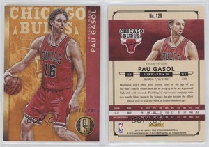 2015-16 Panini Gold Standard /299 Pau Gasol #129 HOF